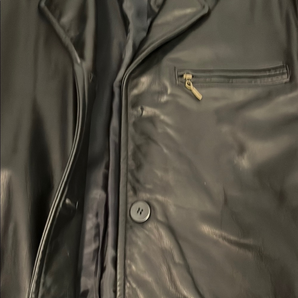 Vintage DKNY Black Leather Jacket - Picture 5 of 13